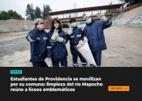 Estudiantes de Providencia se movilizan por su comuna
